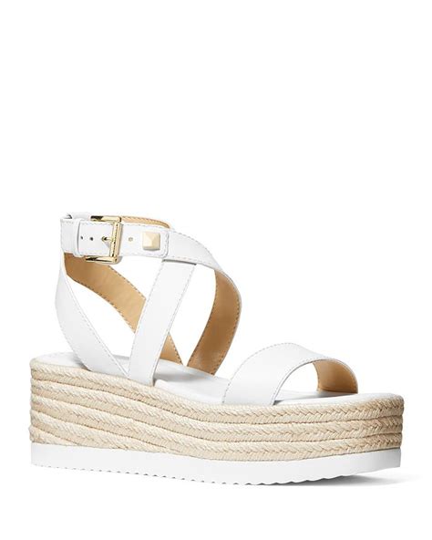 michael michael kors women's lowry espadrille wedge sandals